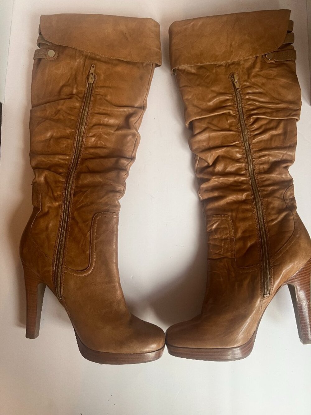 Genuine Leather Hight Heels Boots Jessica Simpson